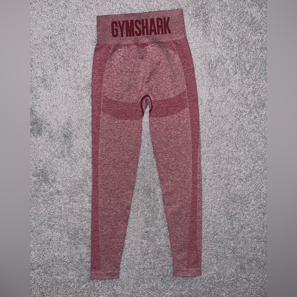 Gymshark Women's Flex High Waisted Seamless Leggings Size XSmall Pink Marl - Picture 4 of 4